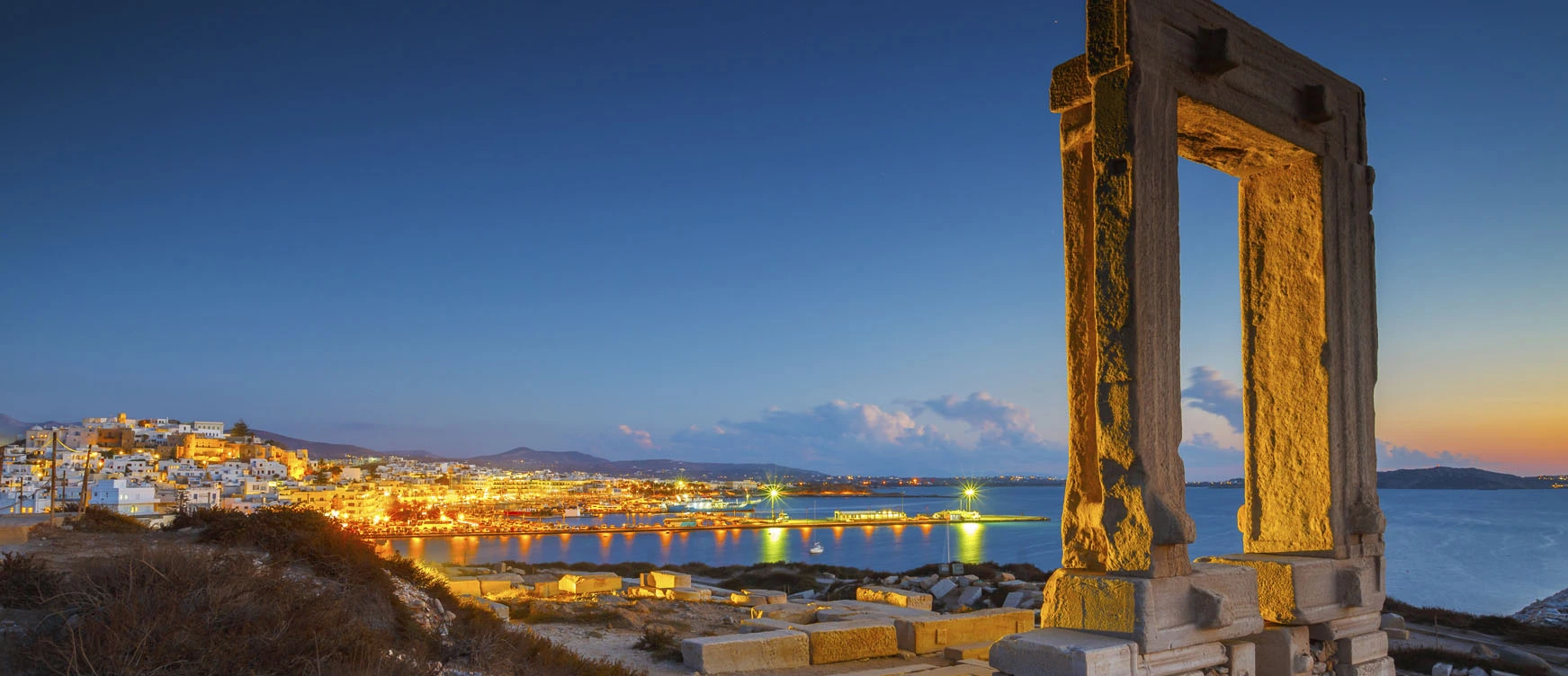 Portara in Naxos Town